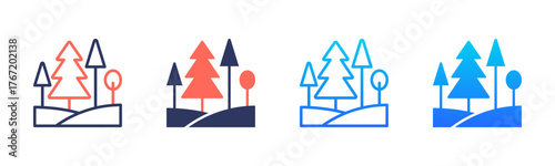 Forest Icon Pack In Multiple Styles