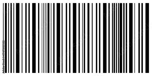 Abstract barcode icon vector on transparent background, symbolizing product identification, retail scanning, and inventory tracking