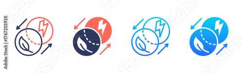 Energy Transition Icon Pack In Multiple Styles