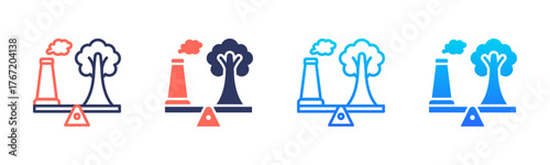 Carbon Offsets Icon Pack In Multiple Styles