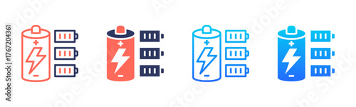 Electricity Icon Pack In Multiple Styles