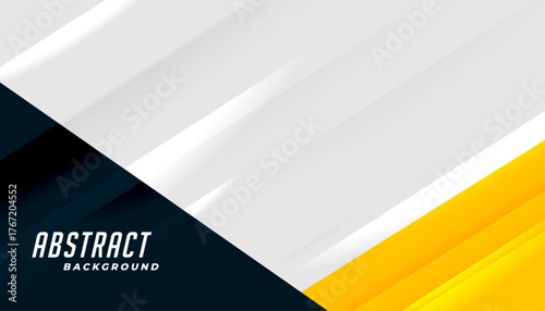 stylish and abstract geometric banner for presentation