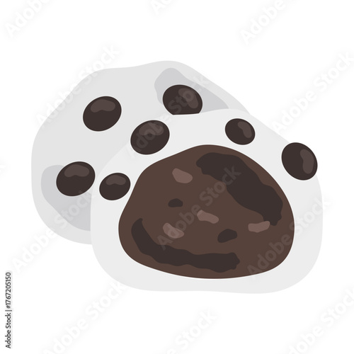 豆大福　イラスト
