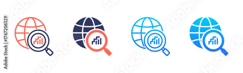 Search Engine Optimization Icon Pack In Multiple Styles