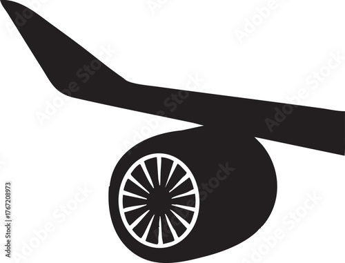  High-Performance Jet Engine — Technical Close-Up
