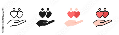 Caring Icon Pack In Multiple Styles