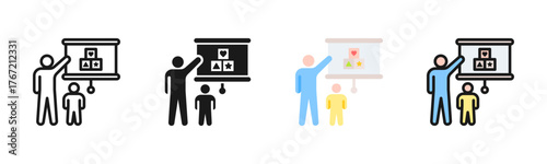 Tutoring Icon Pack In Multiple Styles