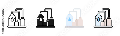 Refinery Icon Pack In Multiple Styles
