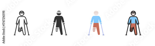 Disability Icon Pack In Multiple Styles