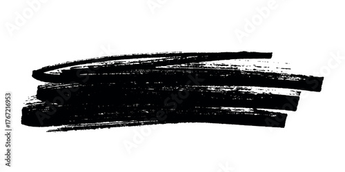 Brush paint stroke texture swatch Hand painted background Ink scribble dab clipart Paint smudge for tags and stamps design