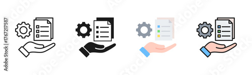 Request Fulfillment Icon Pack In Multiple Styles