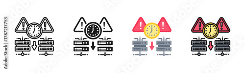 Downtime Icon Pack In Multiple Styles