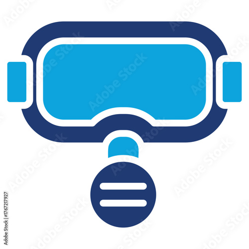 Snorkeling  mixed color icon