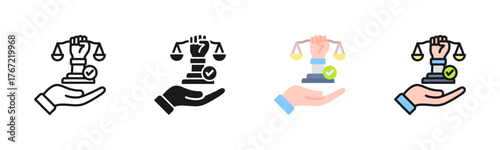 Rights Icon Pack In Multiple Styles