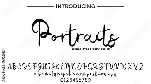 Portraits - Elegant Script Font for Smooth Handwritten Design and Creative Typography