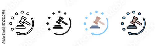 Legal Process Icon Pack In Multiple Styles