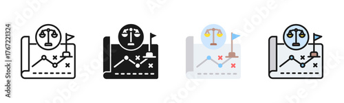 Strategy Icon Pack In Multiple Styles