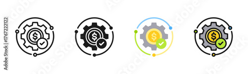 Efficiency Icon Pack In Multiple Styles