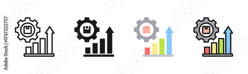 Productivity Icon Pack In Multiple Styles