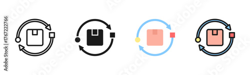 Interchangeability Icon Pack In Multiple Styles