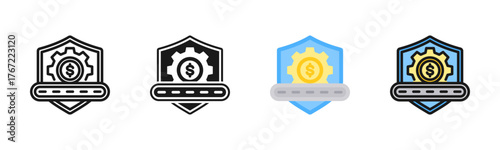 Lean Manufacturing Icon Pack In Multiple Styles