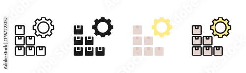 Mass Production Icon Pack In Multiple Styles