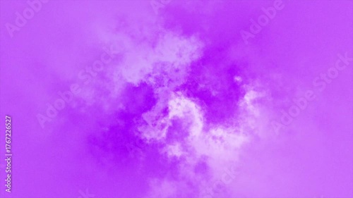 Dreamy pastel purple cloudscape animation for serene backgrounds and calming visual effects in creative projects