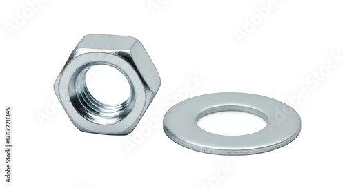 Nut and washer construction material image