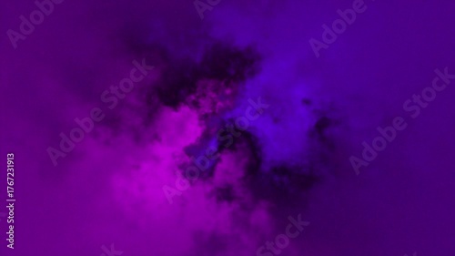 Dynamic swirling purple nebula background with vibrant hues for captivating visuals and modern designs in video projects