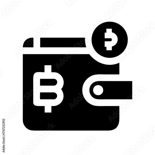 Crypto Wallet System, Blockchain Storage, Digital Currency, Cryptocurrency Management, Secure Transactions, Decentralized Finance, FinTech Technology Icon Set