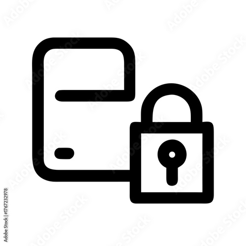 Decryption System Security, Data Protection, Cryptography, Cybersecurity, Digital Privacy, Network Encryption, Information Safety Icon Set