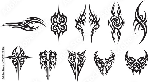 Abstract geometric pattern with textured squares and corner embellishments