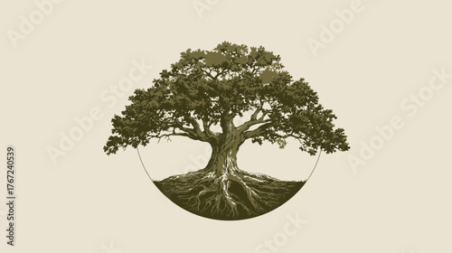 vector tree silhouette