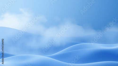 Elegant Blue Minimal Abstract Background for Digital Interfaces
