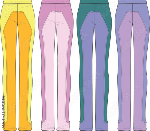 Fashionable Activewear Trousers A Colorful Collection of Athletic Pants for Women