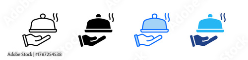 Catering Icon Set Multiple Style Collection