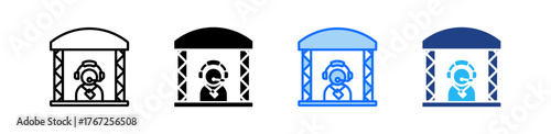 Stage Manager Icon Set Multiple Style Collection