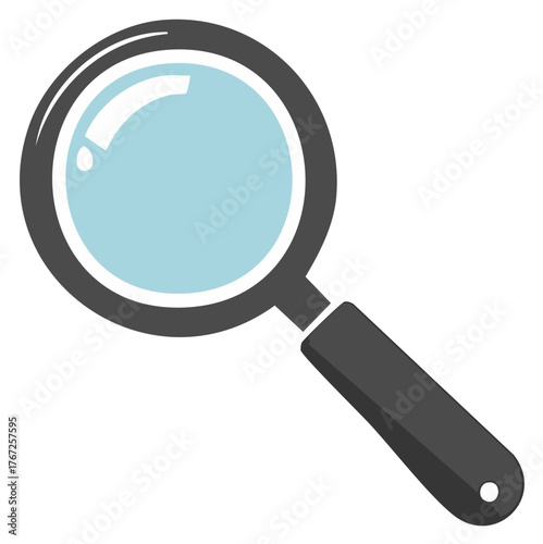 Magnifying Glass Icon Search Investigation Examination Discovery Analysis