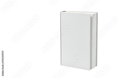 Blank white cardboard juice box mockup on white background