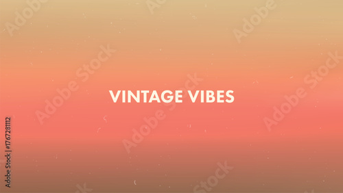 Retro gradient background with dusty texture and faded warm tones