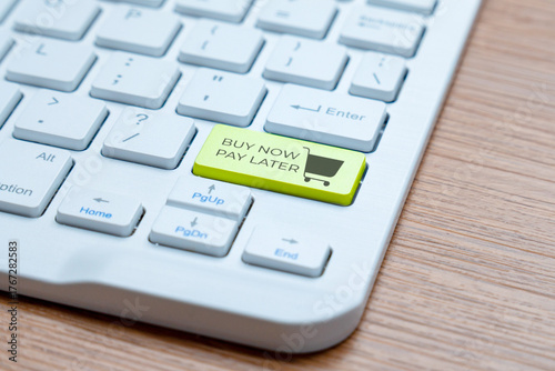 A keyboard key labeled 