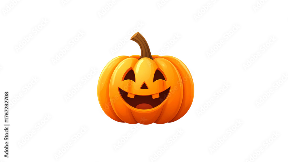 Fototapeta premium Pumpkin Grins and Halloween Wins