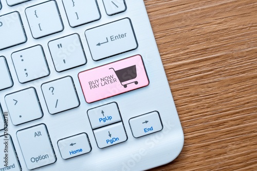 A keyboard key labeled 