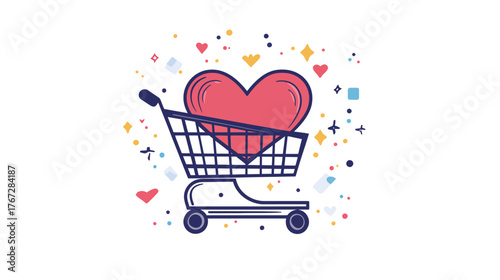 Minimalist Digital Wishlist Design for Online Shopping