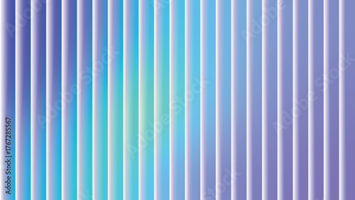 Abstract vertical stripes gradient of purple blue green hues seamless pattern texture background vector