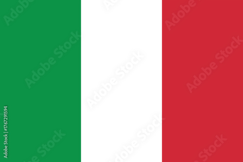 Full Italy flag without background