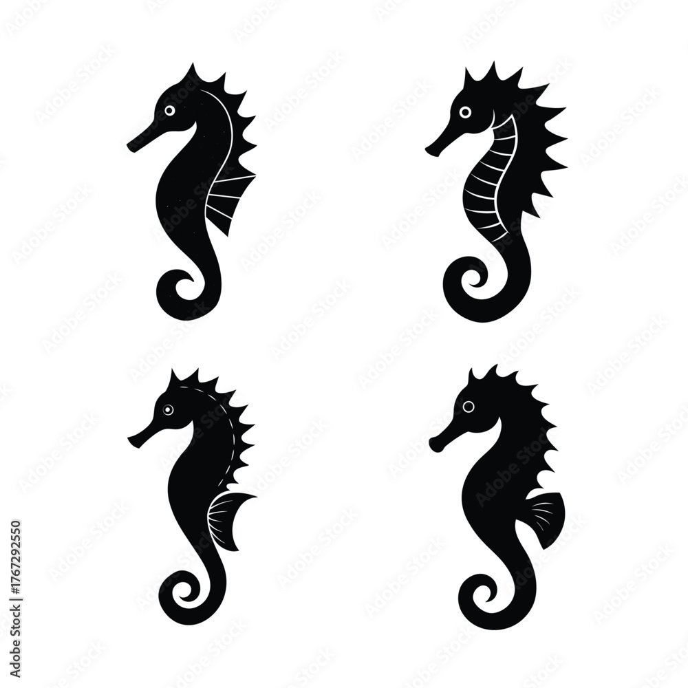 Obraz premium set of dragon tattoo