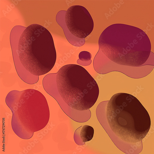 seamless background with circles