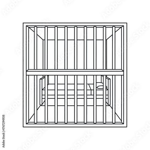 Prison Cell clip art preview