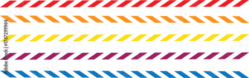 Caution tape patterns for safety awareness, providing a striking yellow and black design element for construction, warning messages, or hazard signage needs